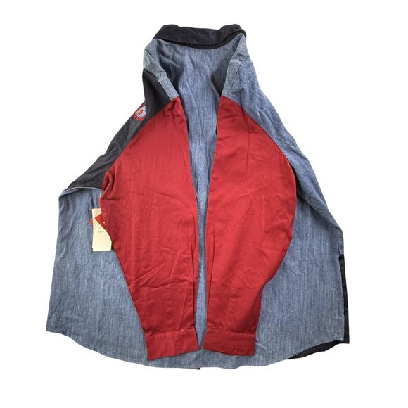 Vintage Fashion Bug Shirt Womens 22/24W Patchwork Embroidered Christmas Winter - Picture 4 of 14